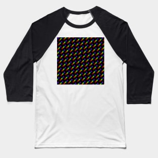 Queer | #QUEER | Hashtag Pattern Baseball T-Shirt